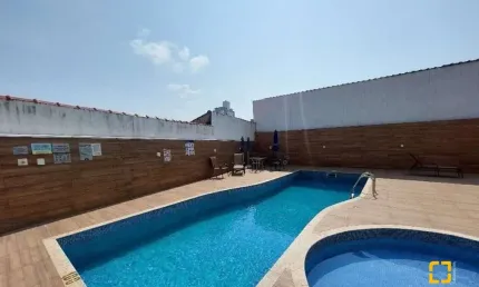 Apartamento com área de lazer completa no bairro barreiros.