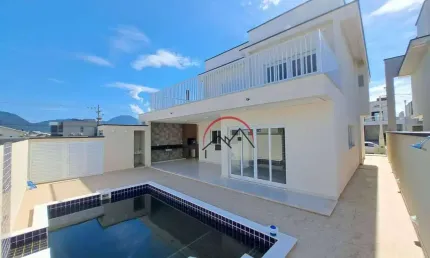 Sobrado à venda, 255 m² por R$ 1.765.000,00 - Condomínio Flora Rica - Peruíbe/SP