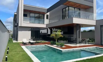 Mansao com 497,56m2- com 4 suites em condominio Jardins das Nacoes - Urbanova
