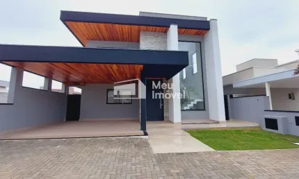 ABS- Casa 256 m² - 4 dorms - sendo 4 suítes - Cond. Rudá