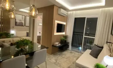 Apartamentos 1° Locação 1 e 2 Quartos Varanda Garagem Suíte Lazer Completo