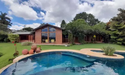 Casa em condomínio para venda em piracaia, 5 dormitórios, 2 suítes, 4 banheiros, 6 vagas