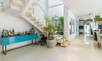 Sobrado á venda | 411m² | 4 suítes | 10 vagas | piscina | jardim floresta - são paulo/sp