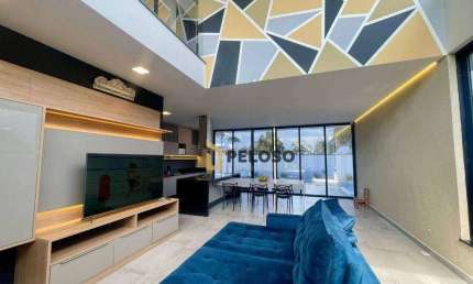 Casa à venda no Ninho Verde II | porteira fechada | 236m² | 3 suítes | 4 vagas | piscina | área gourmet | Pardinho - São Paulo/SP/SP