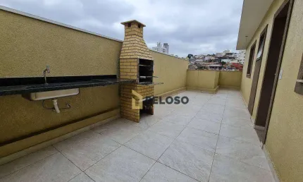 Cobertura à venda | 90m² | 2 dormitórios | Sala | Cozinha | Banheiro| Área Gourmet Privativa | Parada Inglesa/SP.