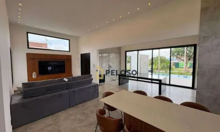 Casa à venda com porteira fechada | 168m² | 3 dormitórios | 2 suítes | 4 banheiros | área gourmet | piscina | 3 vagas | pardinho/sp.
