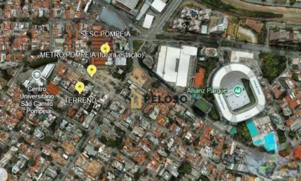 Terreno à venda - 324m² | ZEU | próximo ao metrô - Pompéia, São Paulo/SP