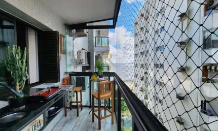 Apartamento com 3 quartos à venda na avenida bartolomeu de gusmão, --, boqueirão, santos por r$ 1.795.000