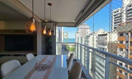 Apartamento com 3 quartos à venda na Frederico Ozanam, --, José Menino, Santos por R$ 1.350.000