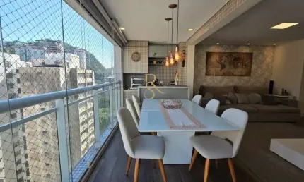 Apartamento com 3 quartos à venda na Frederico Ozanam, --, José Menino, Santos por R$ 1.300.000