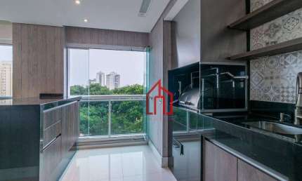 Apto Condomínio Helbor Classic 168m² frente Bosque Maia (Mobiliado)