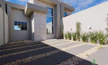 Casa com 01 SUITE + 02  dormitórios à venda, 75 m² por R$ 320.000 - Floresta - Cascavel/PR