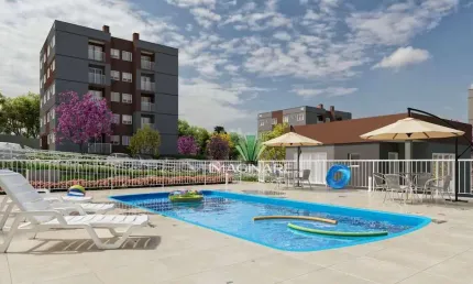Apartamento com 2 dormitórios à venda, 46 m² por R$ 230.000,00 - Florais do Parana - Cascavel/PR