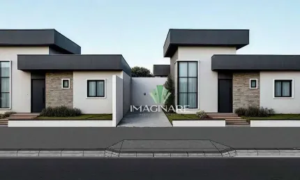 Casa com 2 dormitórios à venda, 55 m² por R$ 355.000,00 - Florença - Cascavel/PR