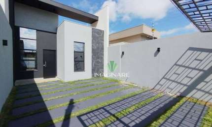 Casa com 3 dormitórios sendo 01 suíte  à venda, 75 m² por R$ 420.000 - Veredas - Cascavel/PR