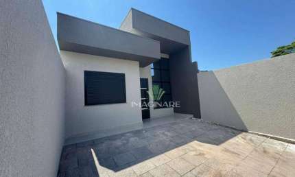 Casa com 1 Suíte + 2 Quartos à venda, 81 m² por R$ 450.000 - Alto Alegre - Cascavel/PR