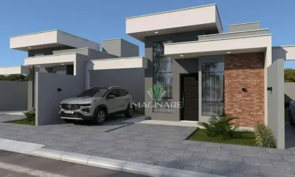 Casa com 1 suíte + 1 quarto à venda, 57 m² por r$ 365.000 - vista linda - cascavel/pr