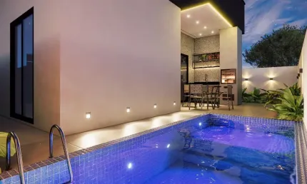 Casa Térrea com Piscina no Sunville – Alto Padrão e Conforto!