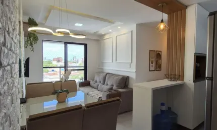 Apartamento Porteira Fechada a 400m do Mar – Praia do Poço | 3 Quartos | 58m²