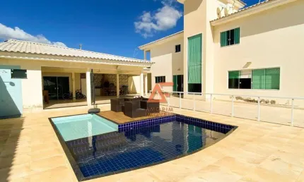 Casa com 5 dormitórios para alugar, 300 m² por r$ 8.595,00/mês - nova são pedro - são pedro da aldeia/rj