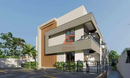 Apartamento com 1 dormitório à venda por R$ 179.900 - Balneário São Pedro - São Pedro da Aldeia/RJ