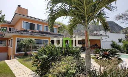 Casa com 5 dormitórios à venda, 450 m² por r$ 5.000.000,00 - itacoatiara - niterói/rj