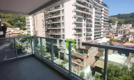 Apartamento com 2 dormitórios à venda, 81 m² por r$ 765.000,00 - santa rosa - niterói/rj