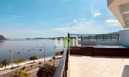 Cobertura com 4 dormitórios à venda, 240 m² por R$ 2.200.000,00 - Charitas - Niterói/RJ