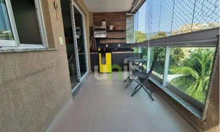 Apartamento com 2 dormitórios à venda, 94 m² por r$ 590.000,00 - maravista - niterói/rj