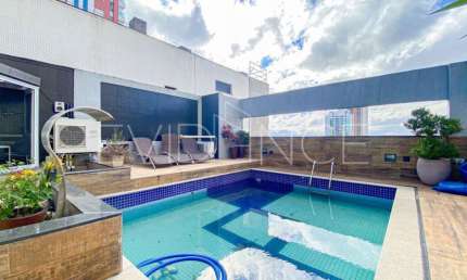 Cobertura duplex no miolo do Jardim Anália Franco. 3 suítes. Espaço gourmet espaçoso com piscina.