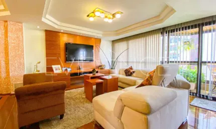 apartamento pronto para morar, totalmente mobiliado. 4 dormitórios, sendo 2 suítes e 3 vagas fixas.