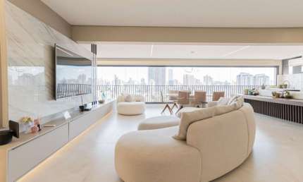 Apartamento Alto Padrão à venda no Tatuapé com 165 m² e Varanda