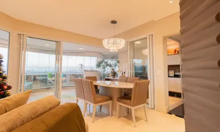 Apartamento alto padrão anália franco - 206 m² - vista livre