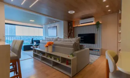Apartamento à venda no tatuapé com 3 dormitórios (3 suítes), vranda gourmet e 110 m²