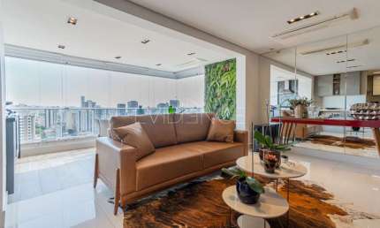Apartamento à venda no Tatuapé com 89 m² - MOBILIADO - VARANDA ENVIDRAÇADA - AR-CONDICIONADO