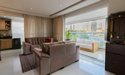Apartamento à venda no tatuapé com 154 m² - varanda gourmet