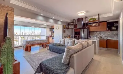 Apartamento mobiliado à venda no tatuapé - condomínio absoluto - varanda gourmet