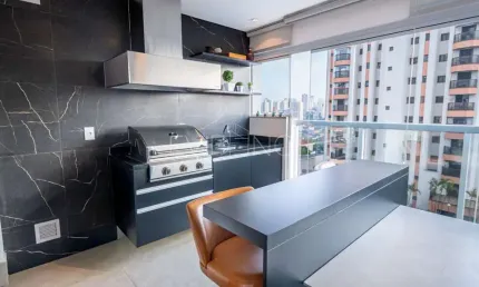 Apartamento à venda com 105 m² no Tatuapé - Varanda Gourmet Envidraçada