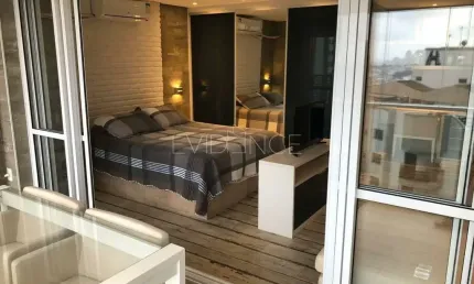 Apartamento para locação no bairro jardim anália franco - mobiliado - 53 m²