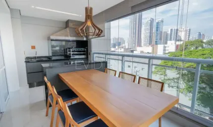Apartamento à venda no tatuapé com 148 m² e varanda gourmet