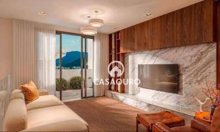 Apartamento com área privativa com 1 dormitório à venda, 52 m² por R$ 712.250 - Serra - Belo Horizonte/MG