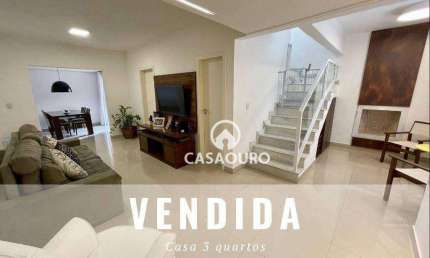 Casa com 3 quartos à venda, 126 m²  - Condomínio Village Royale - Nova Lima/MG