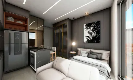 Cota studio garden a partir de r$ 418 mil na trindade