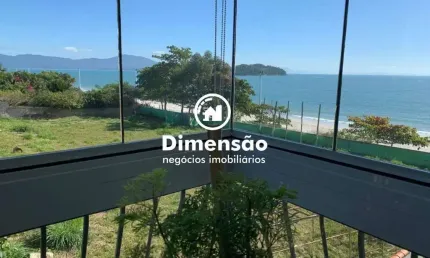 Lindo apartamento 2 dormitórios com pé na areia e vista mar em canasvieiras