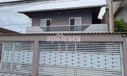 Casa em condomínio fechado com 2 quartos à venda no Jardim Melvi, Praia Grande 