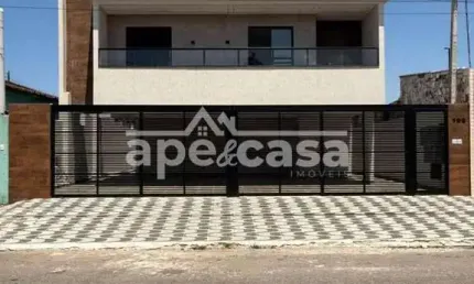 Casa em condomínio fechado com 2 quartos à venda no Jardim Melvi, Praia Grande 