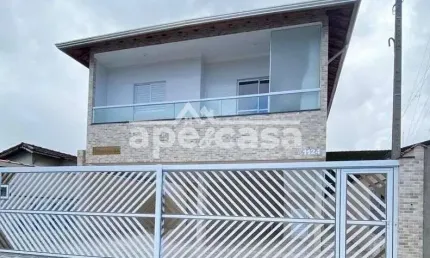 Casa em condomínio fechado com 2 quartos à venda no Jardim Melvi, Praia Grande 