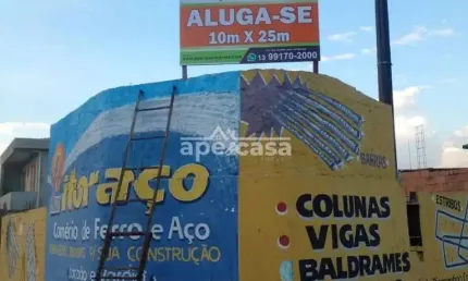 Terreno comercial para alugar no Ribeirópolis, Praia Grande 