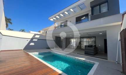 Casa em condomínio fechado com 4 quartos para alugar na Avenida José Oscar Gratti, 10, Swiss Park, Campinas, 335 m2 por R$ 20.000