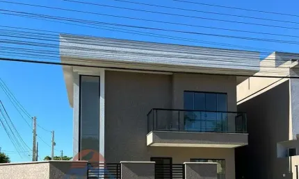 Sobrado para venda em itapoá, balneário brasília, 3 dormitórios, 1 suíte, 2 banheiros, 2 vagas